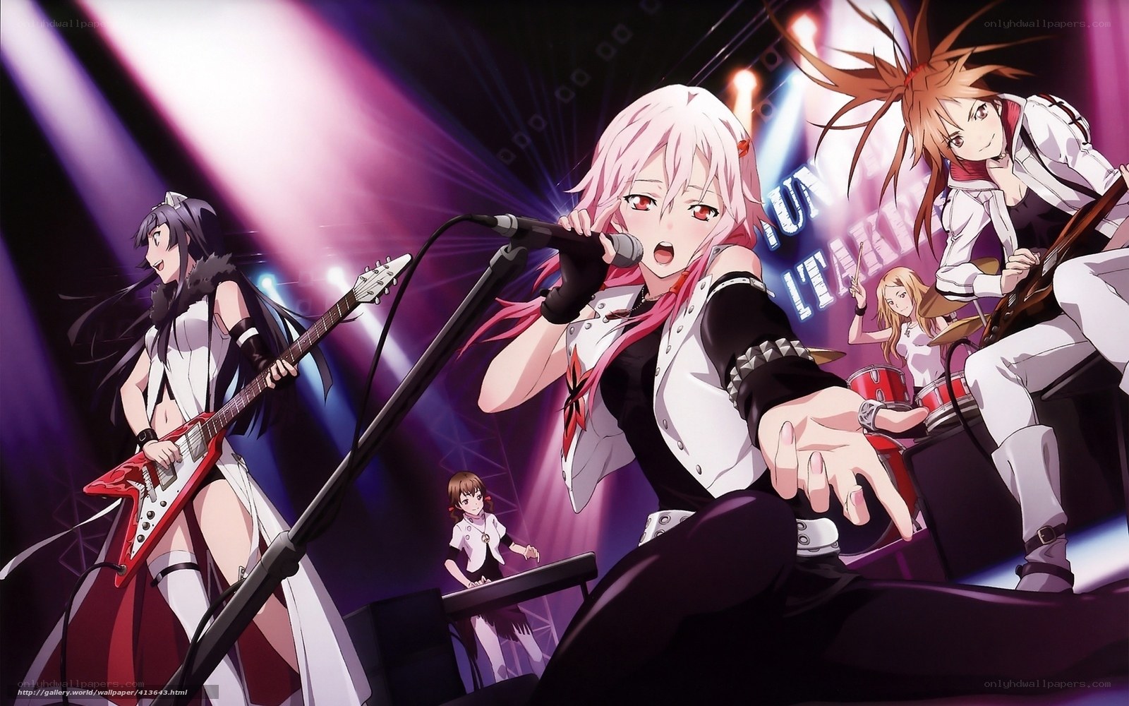 Anime band performing on stage