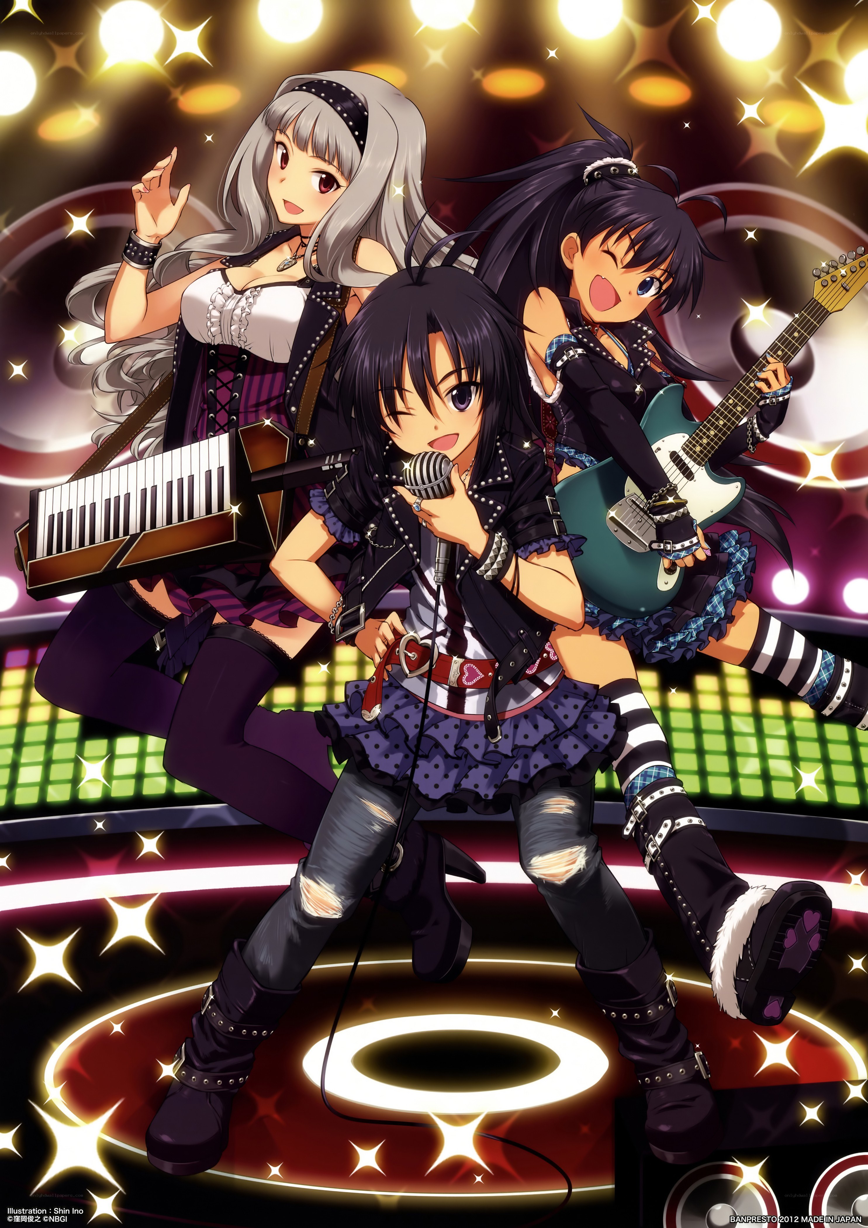 Anime band performing on stage