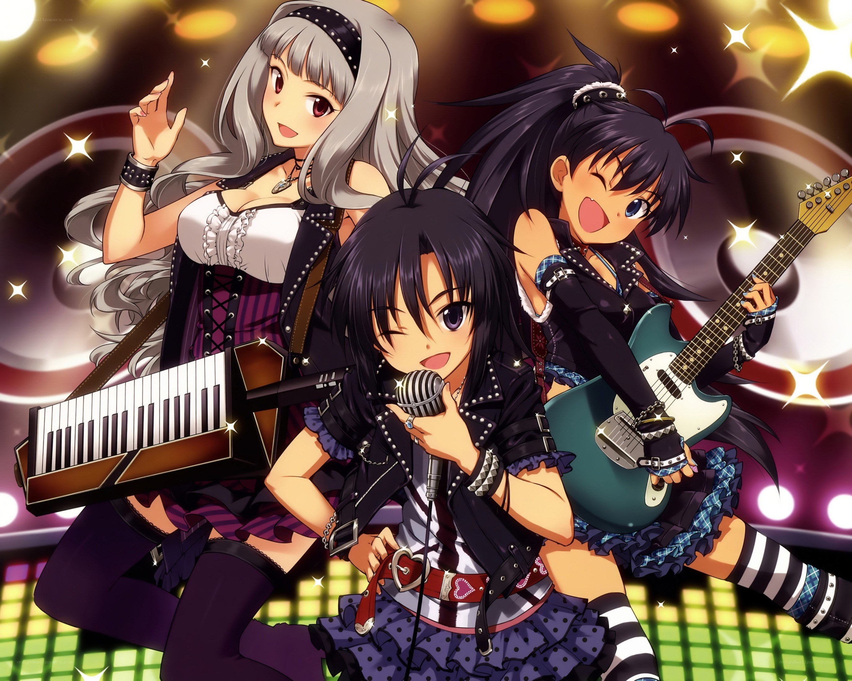 Anime band performing on stage