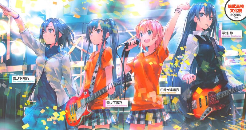 Anime band performing on stage