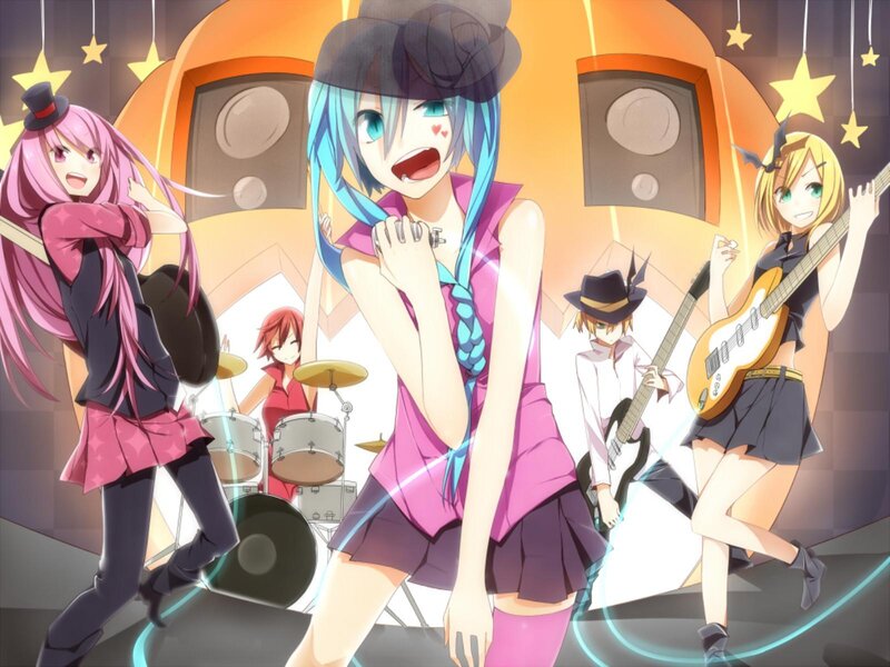 Anime Band Performing — Pink