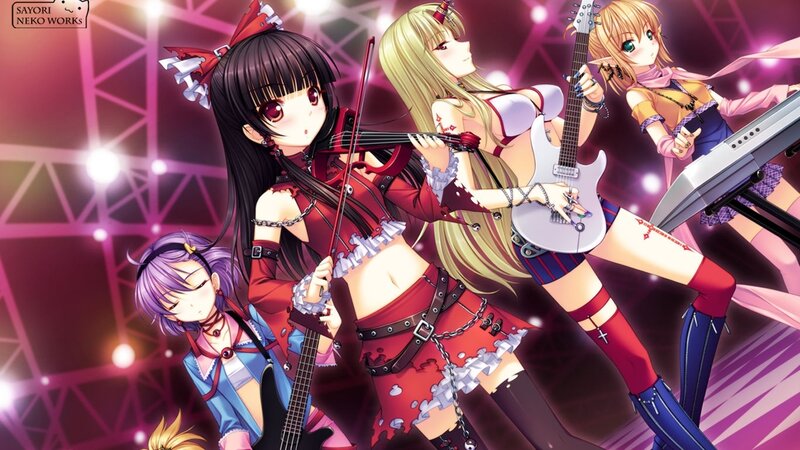 Anime Band Performing — Purple