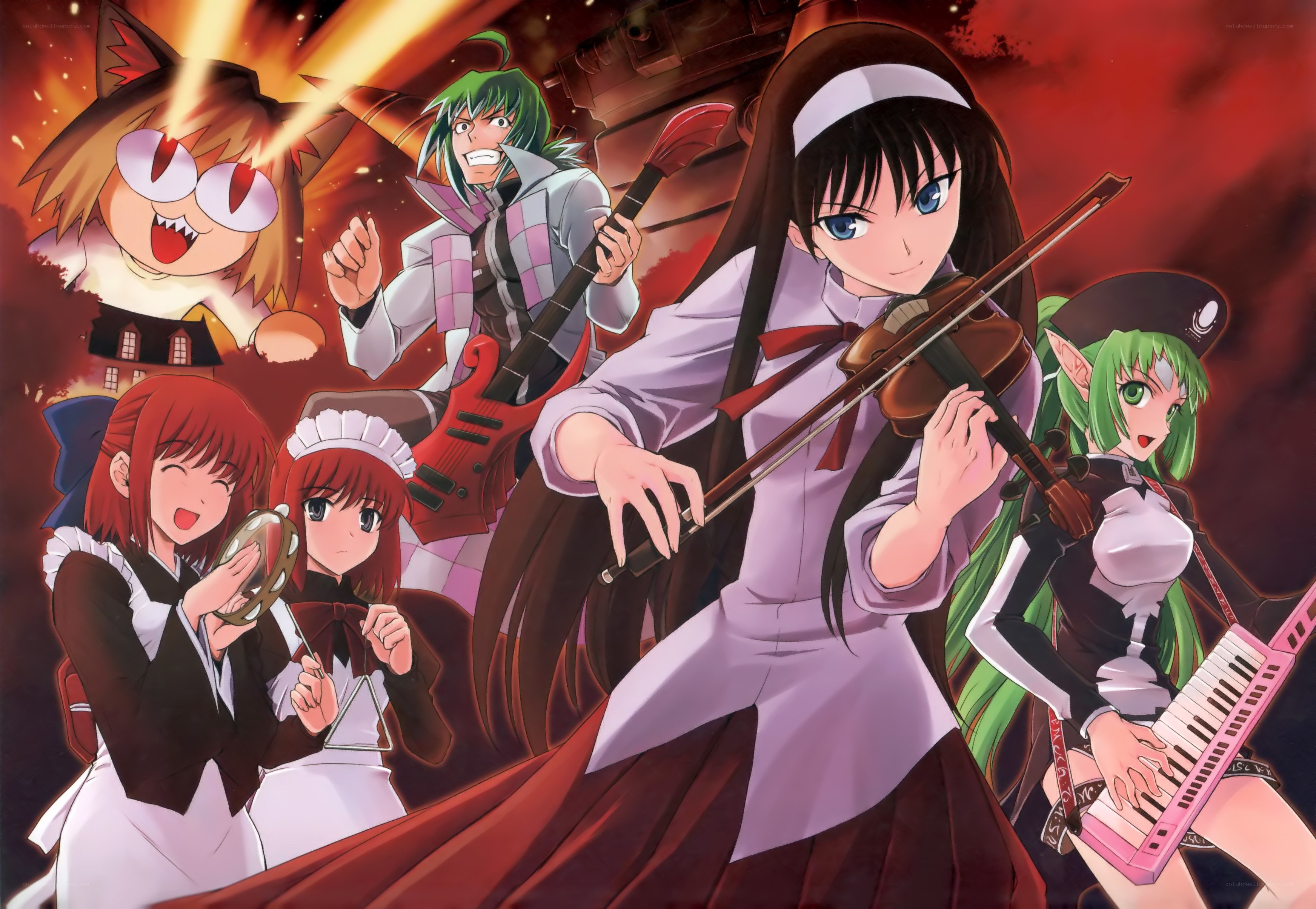 Anime band performing together