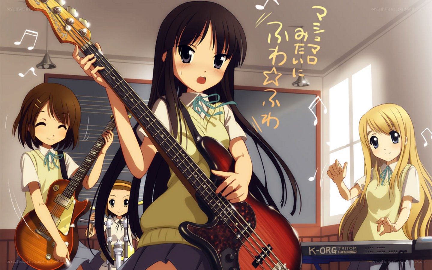 Anime band practice scene