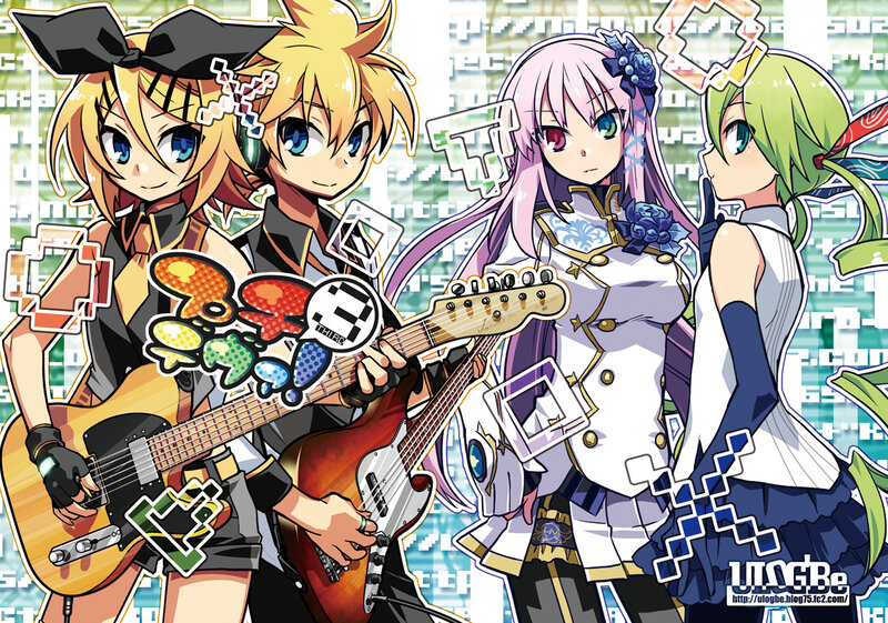 Anime Band with Guitars