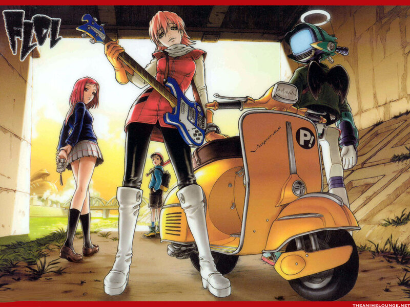 Anime band with scooter