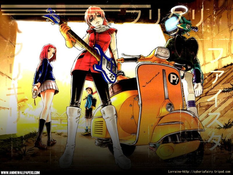 Anime band with scooter