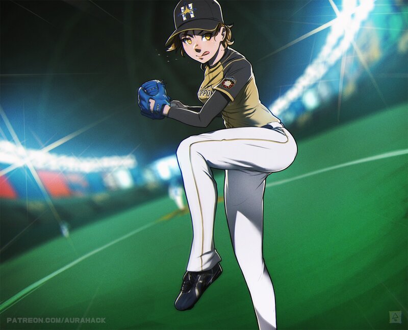 Anime Baseball Pitcher