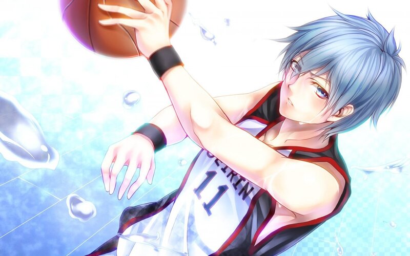 Anime Basketball Player — Blue, Dynamic