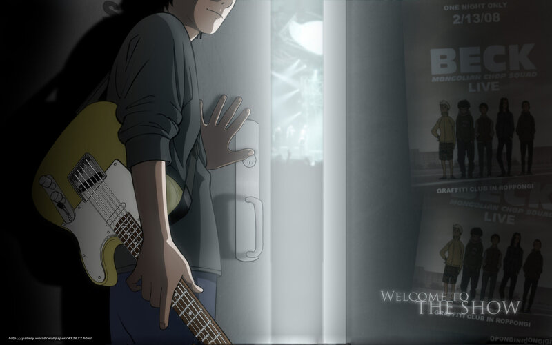 anime bassist at concert