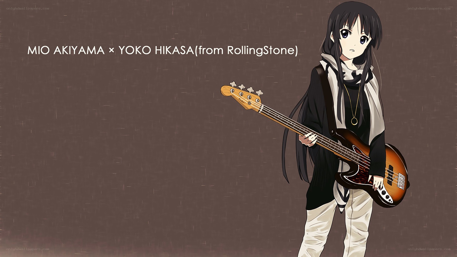Anime bassist character