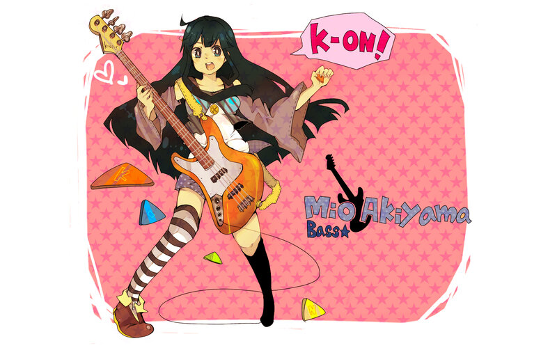 anime bassist character art