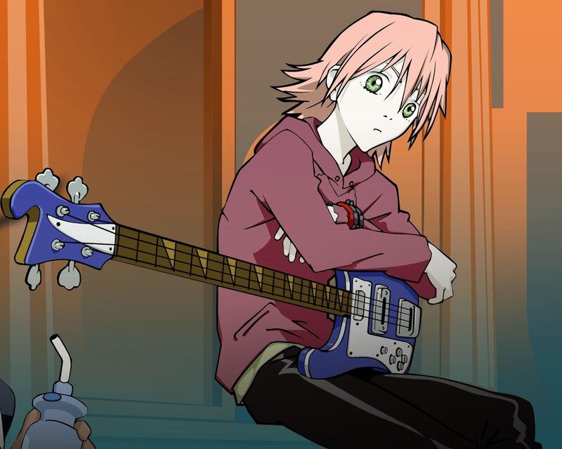 anime bassist character
