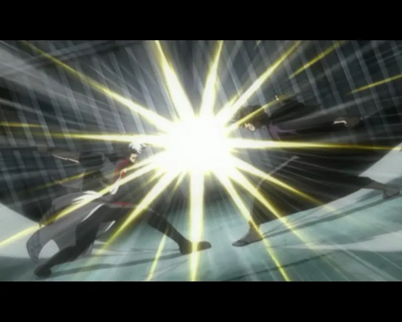 anime battle with energy blast