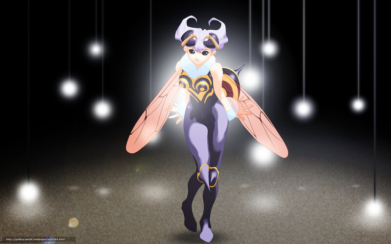 anime bee girl character