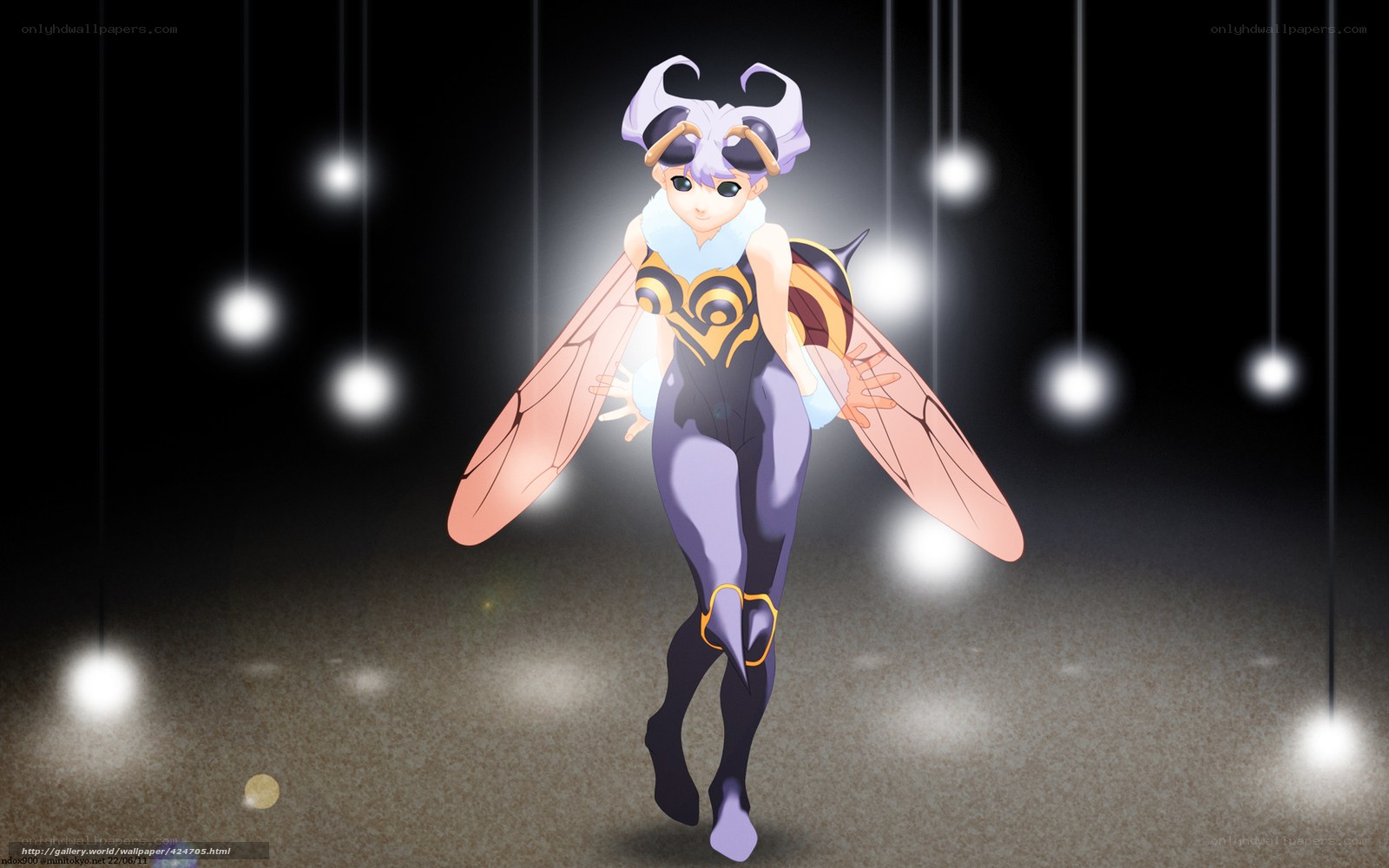 anime bee girl character