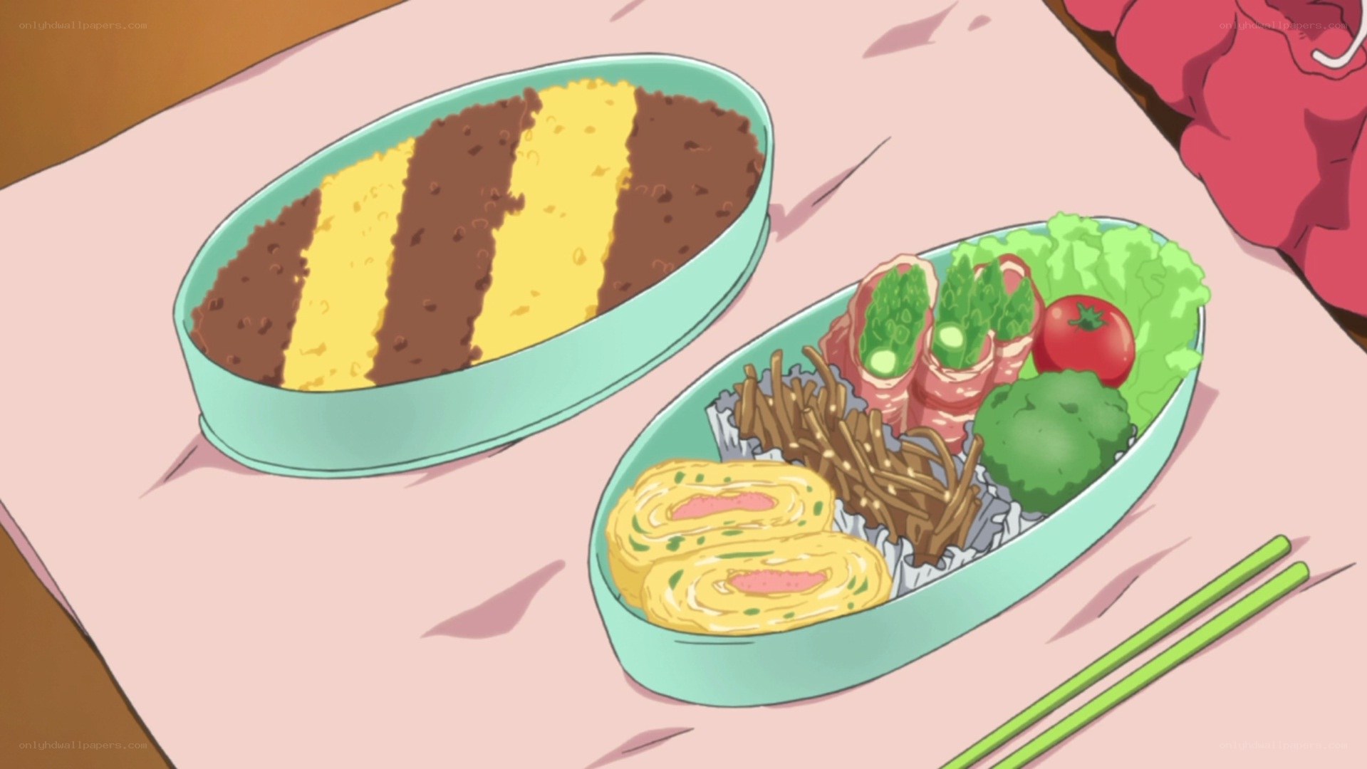 Anime bento boxes