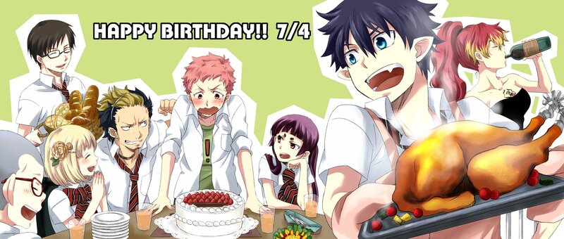 anime birthday celebration
