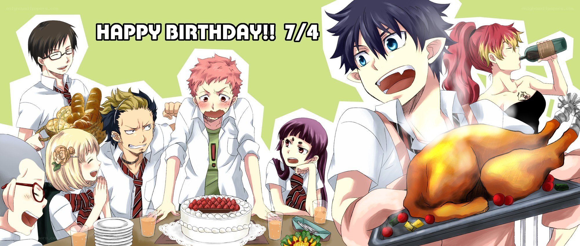 anime birthday celebration