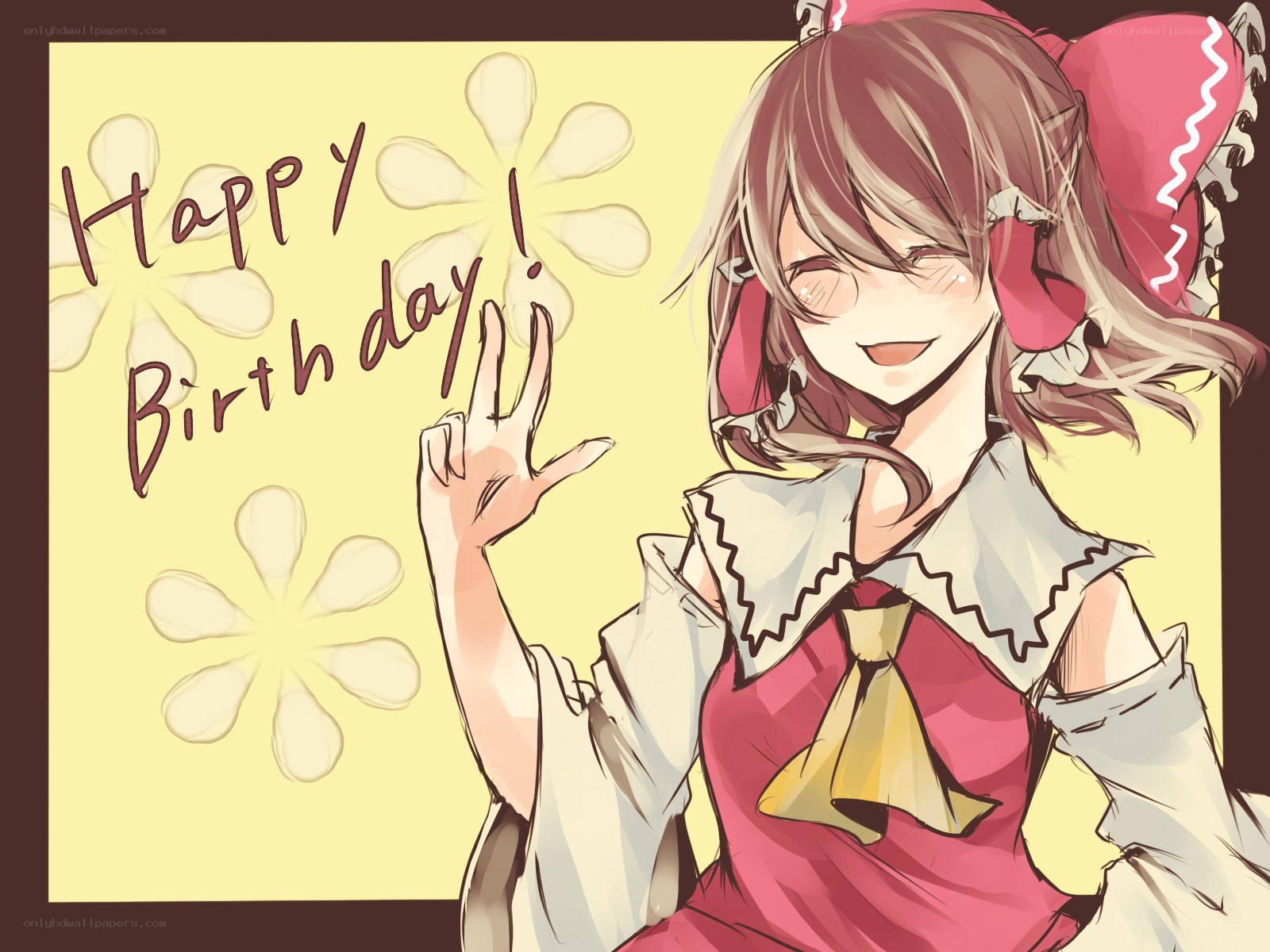 Anime birthday greeting