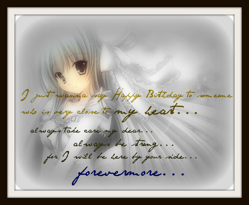 anime birthday message