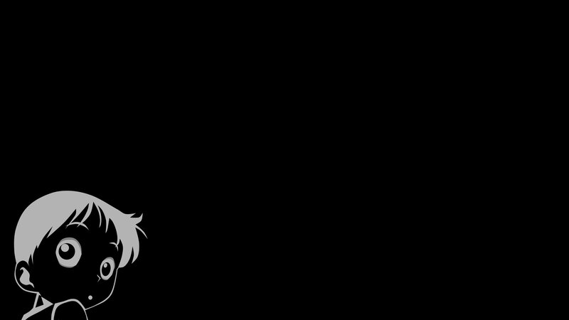 Anime Boy Character — Black