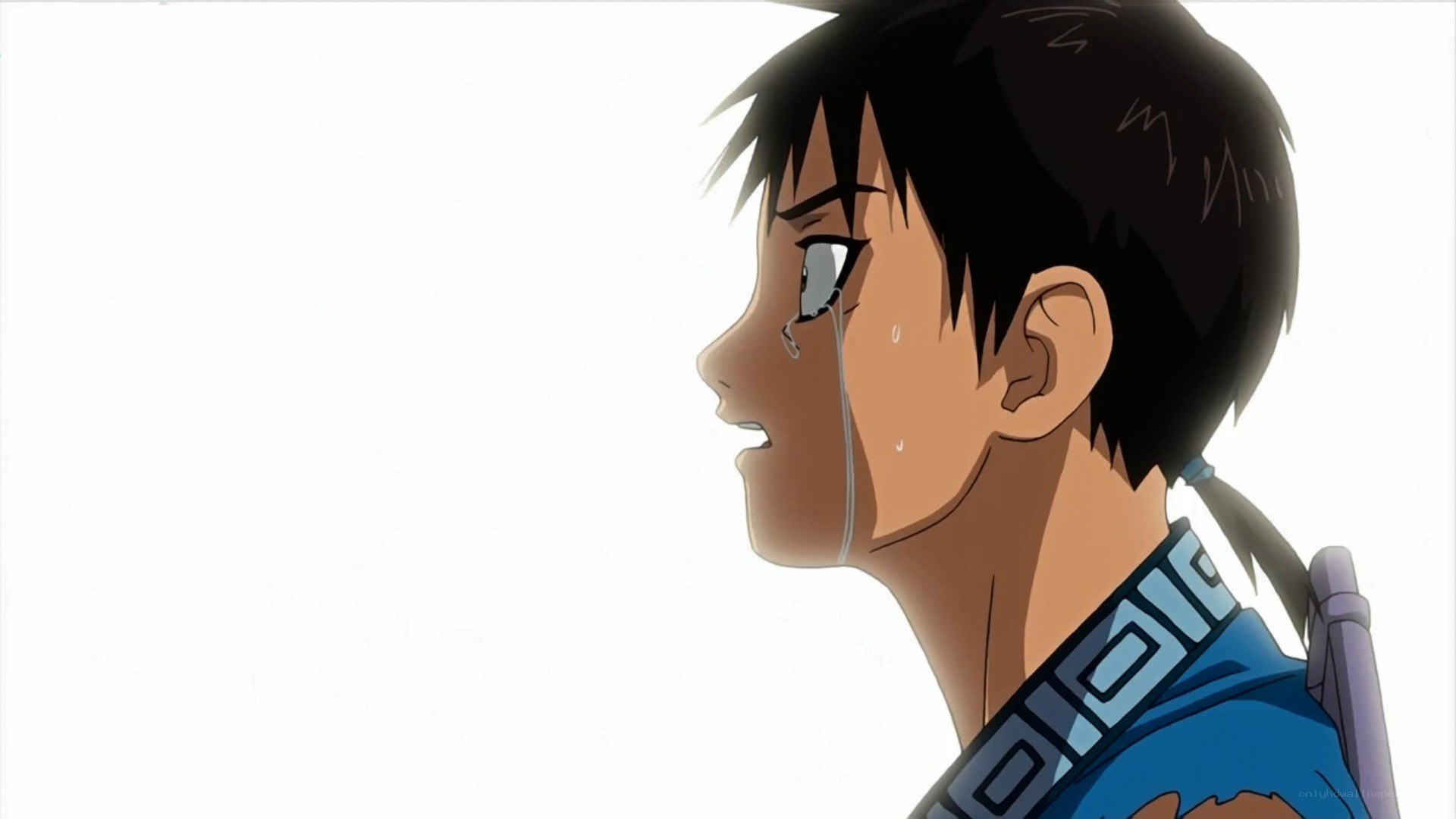 anime boy crying