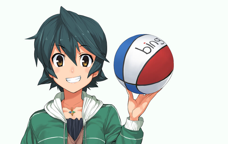 Anime Boy Holding Ball