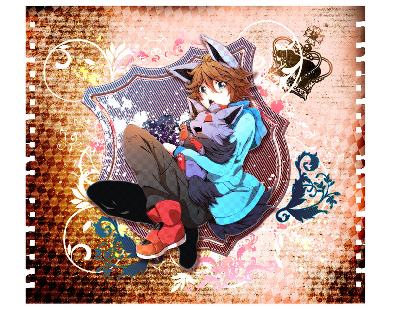 Anime Boy Holding Creature