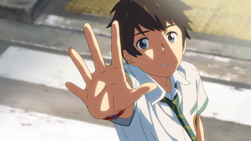 Anime Boy Holding Hand