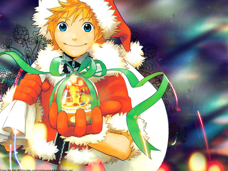 Anime Boy Holding Ornament