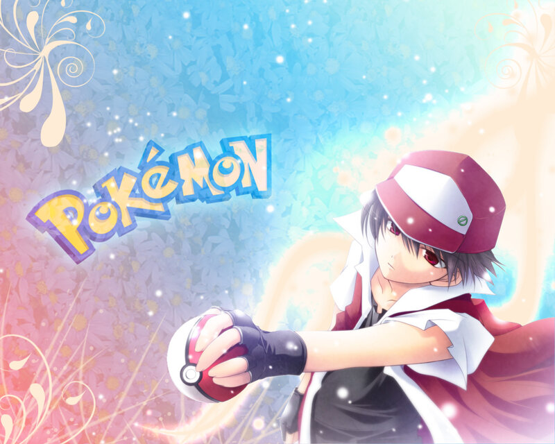 Anime Boy Holding Pokeball