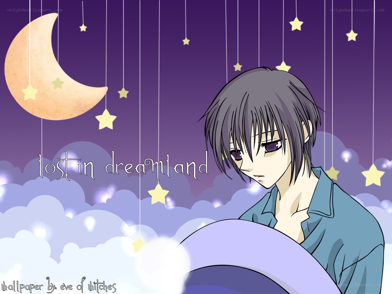 anime boy in dreamland