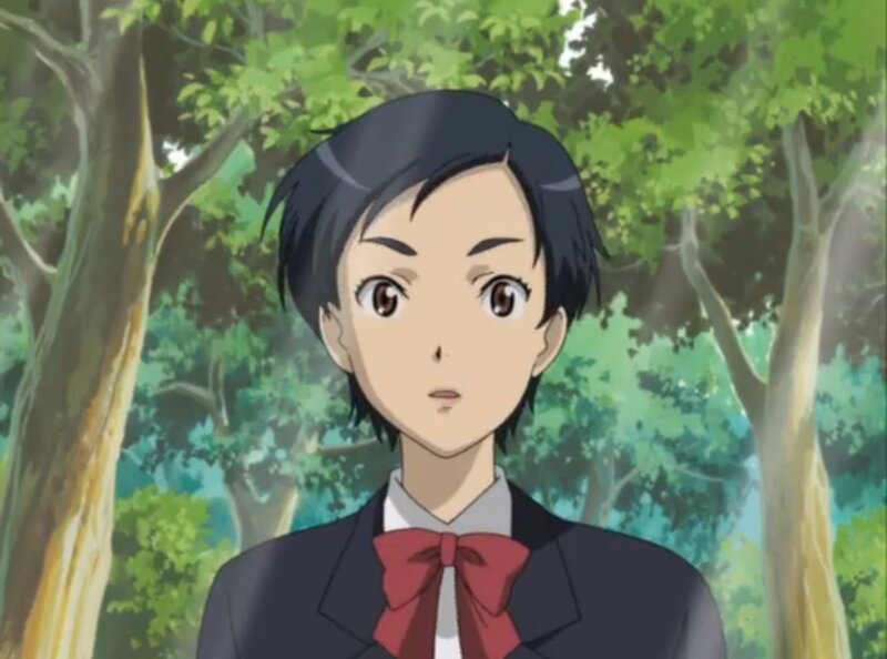 Anime Boy in Forest — Green