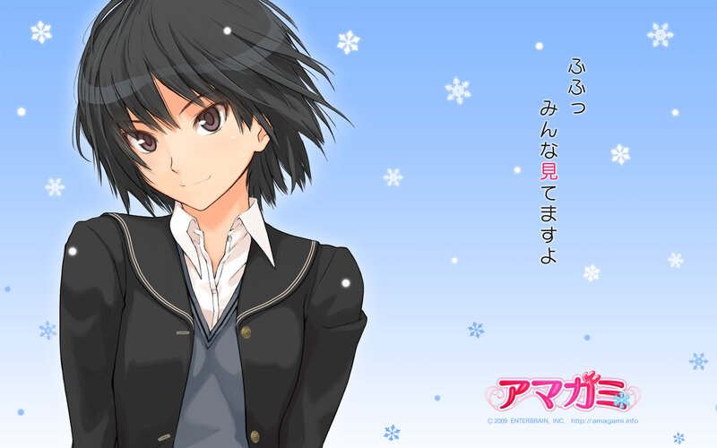 Anime Boy in School Uniform — Blue, Calm, Winter