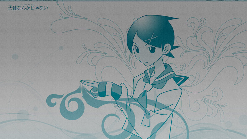 Anime Boy in Uniform — Teal