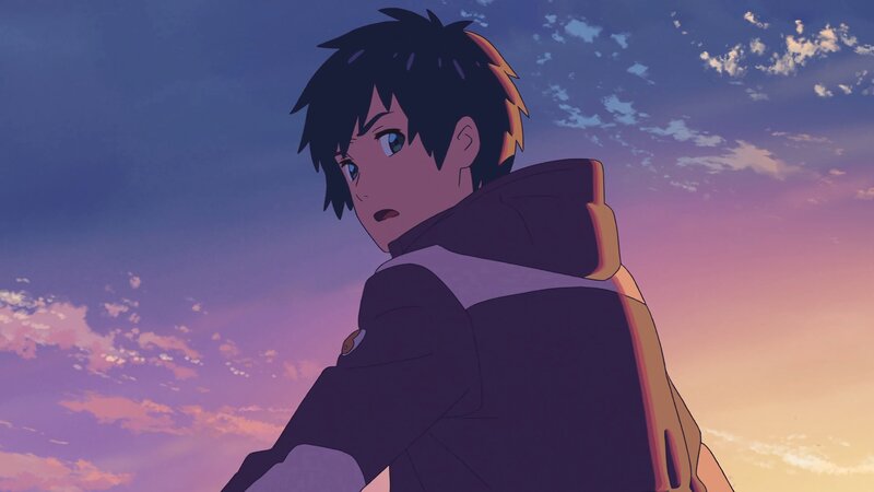 Anime Boy Looking Back