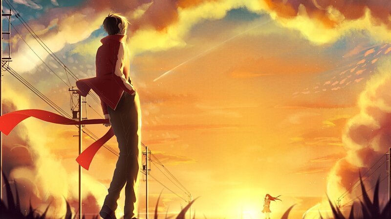 Anime Boy on Pole