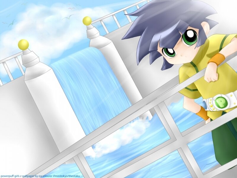 Anime Boy on Ship
