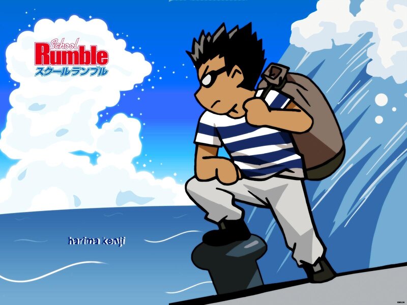 Anime Boy with Backpack