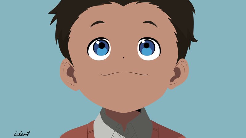 Anime Boy with Blue Eyes — Neutral