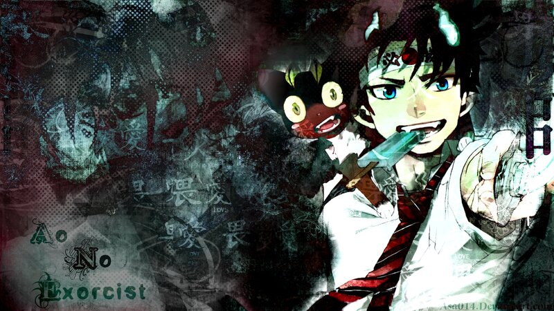 Anime Boy with Demon