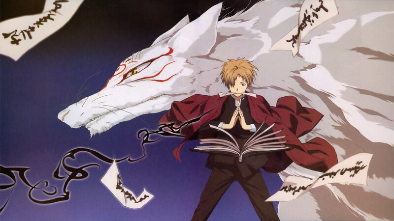 Anime boy with fox spirit