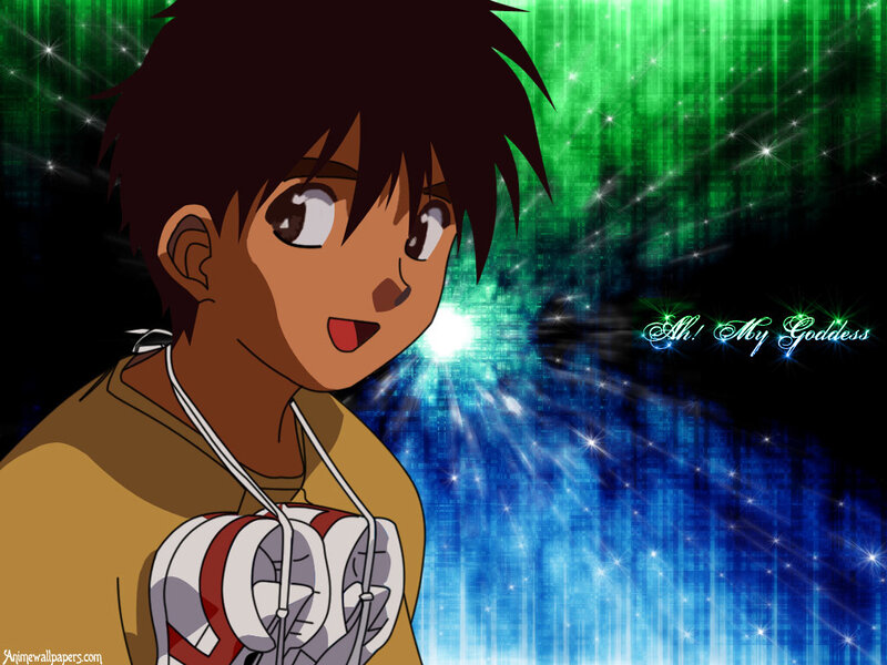 Anime Boy with Glowing Chest