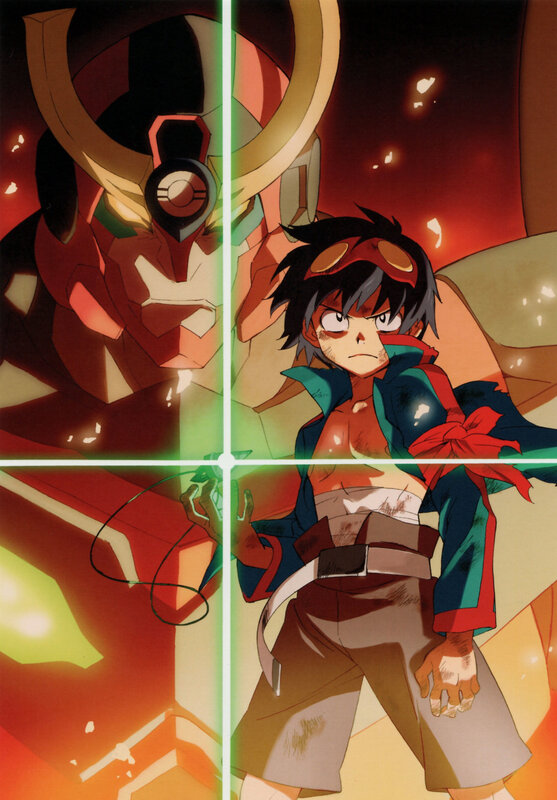 Anime Boy with Goggles — Red