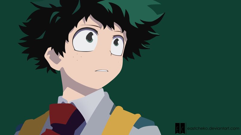 Anime Boy with Green Hair