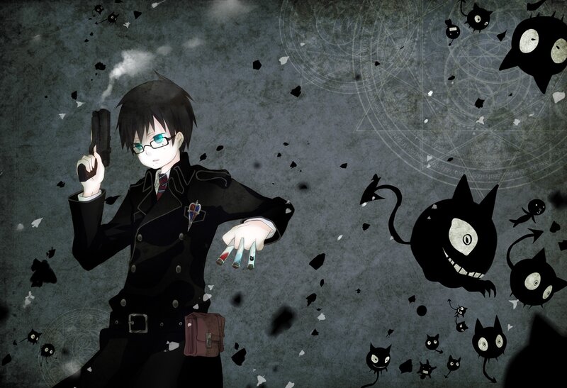 Anime Boy with Gun