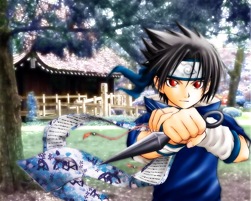 Anime Boy with Kunai