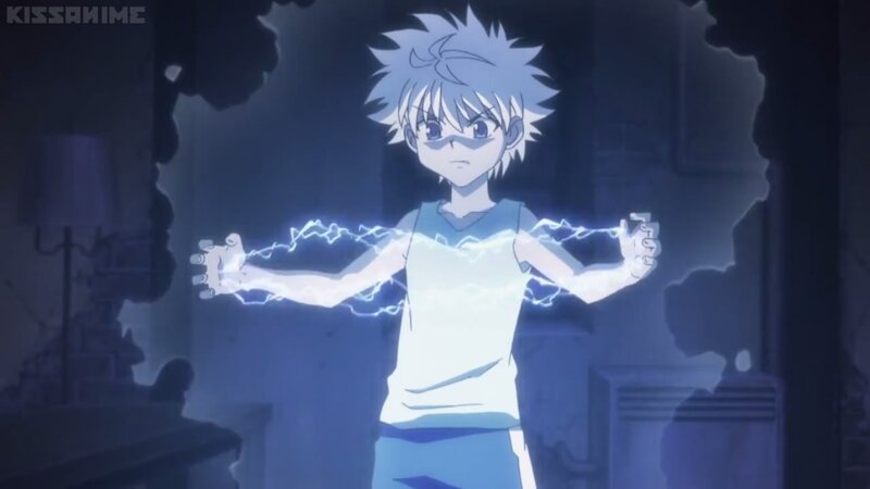 Anime Boy with Lightning