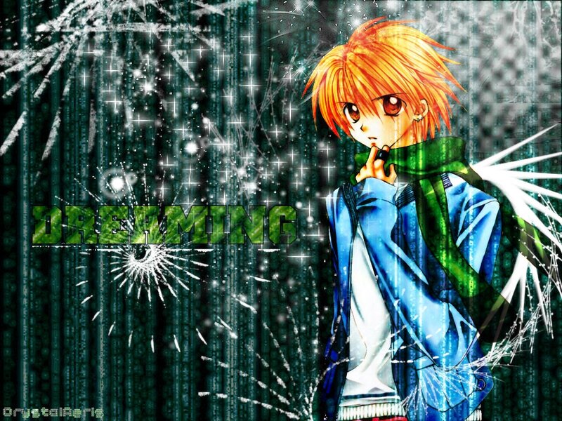 Anime Boy with Orange Hair — Dreamy